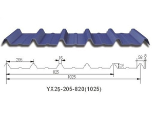 YX25-205-820型彩色压型钢板